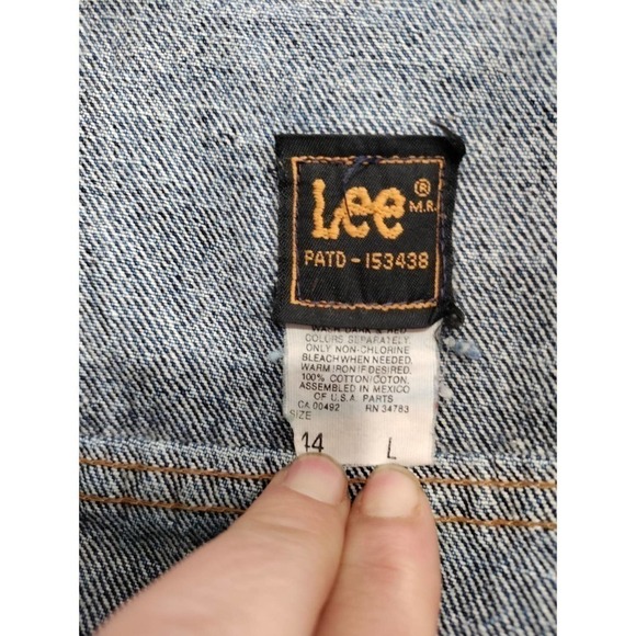 LEE Vintage Denim Vest woman large 14 - Picture 3 of 7